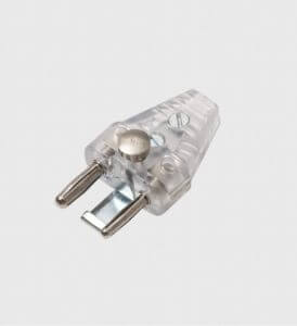 Uhlmann 2-pin Transparent Plug